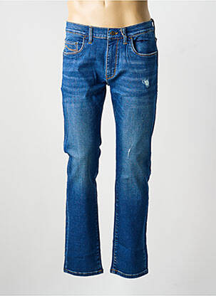 Jeans coupe slim stretch taille normale bleu PIONEER homme