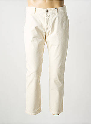 Pantalon chino stretch taille normale beige PIONEER homme