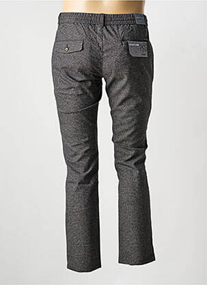 Pantalon chino tissage chiné taille normale gris PIONEER homme