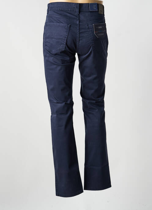 Pantalon slim tissage popeline taille normale bleu PIONEER homme