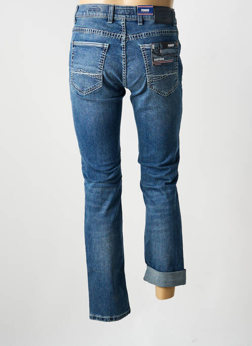 Jeans coupe slim stretch taille normale bleu PIONEER homme