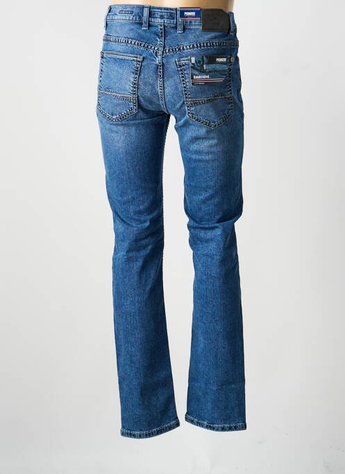 Jeans coupe slim stretch taille normale bleu PIONEER homme
