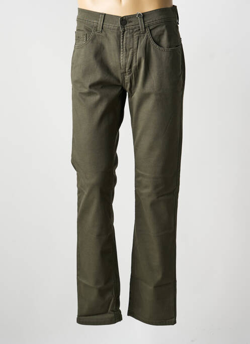 Jeans coupe slim stretch taille normale vert PIONEER homme