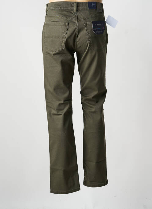 Jeans coupe slim stretch taille normale vert PIONEER homme