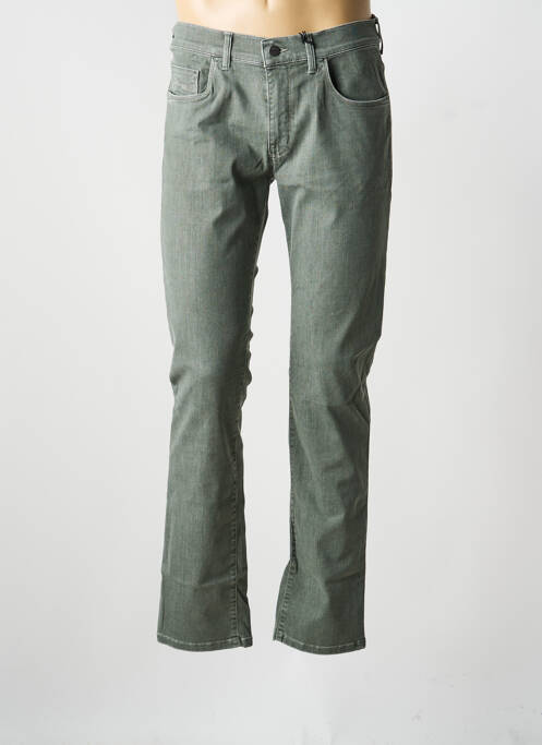 Jeans coupe slim stretch taille normale vert PIONEER homme