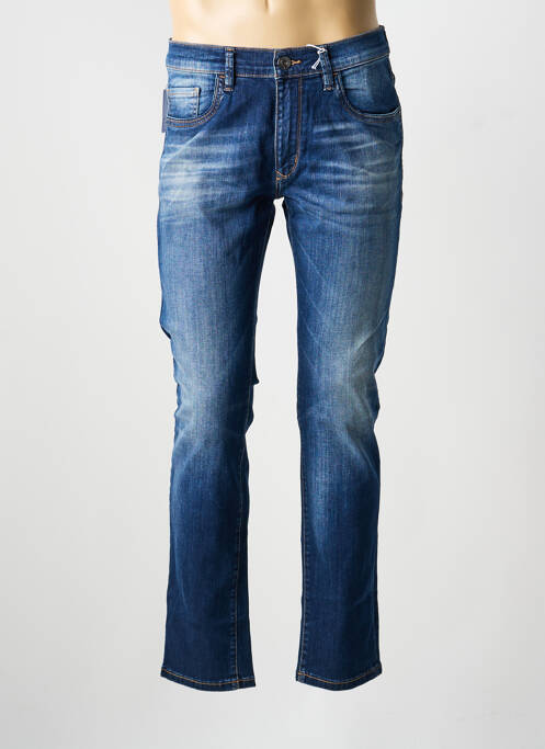 Jeans coupe slim stretch taille normale bleu PIONEER homme