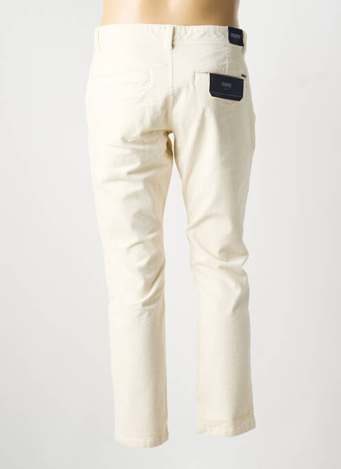 Pantalon chino stretch taille normale beige PIONEER homme