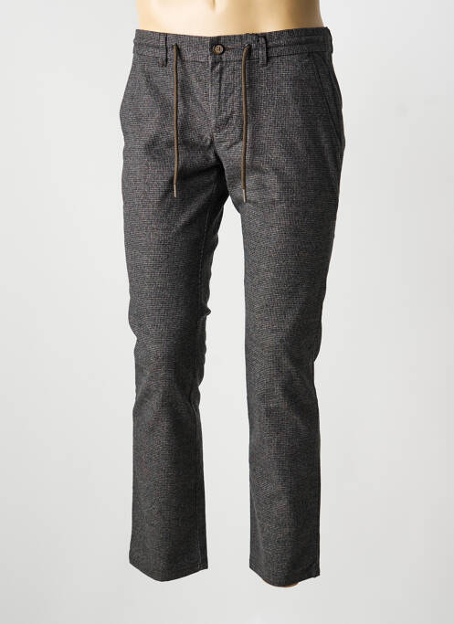 Pantalon chino tissage chiné taille normale gris PIONEER homme