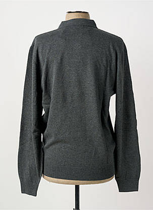 Polo manches longues manches longues gris JUPITER homme
