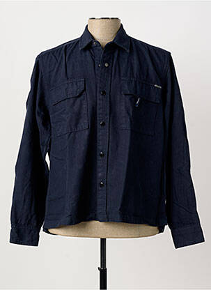Veste casual coupe droite bleu PIONEER homme
