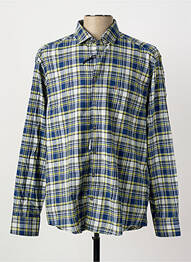 Chemise manches longues coupe droite bleu JUPITER homme