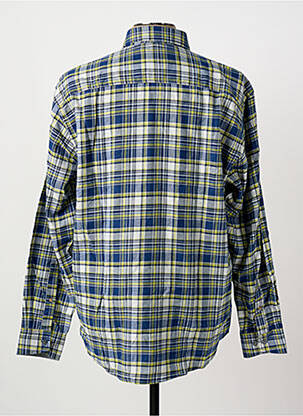 Chemise manches longues coupe droite bleu JUPITER homme