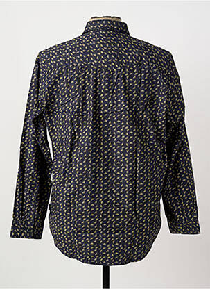Chemise manches longues imprimé fantaisie noir PIONEER homme