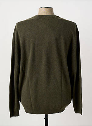 Pull col rond manches longues vert PIONEER homme