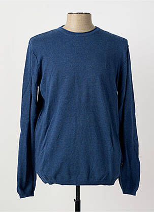 Pull col rond manches longues bleu PIONEER homme