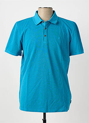 Polo coupe droite manches courtes bleu PIONEER homme