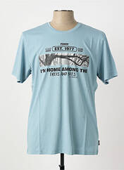 T-shirt bleu PIONEER homme seconde vue