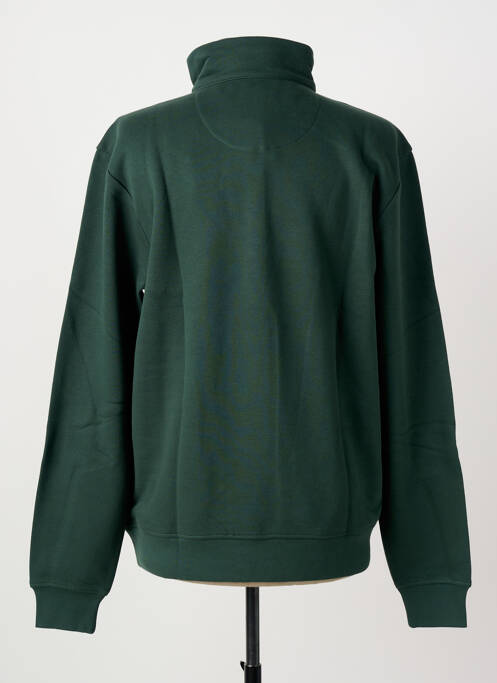Sweat-shirt col col montant manches longues vert JUPITER homme