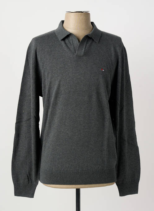 Polo manches longues manches longues gris JUPITER homme