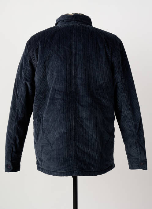 Veste casual fermeture boutonnée sur le devant bleu PIONEER homme