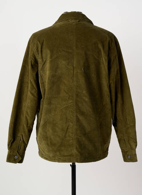 Veste casual fermeture boutonnée sur le devant vert PIONEER homme