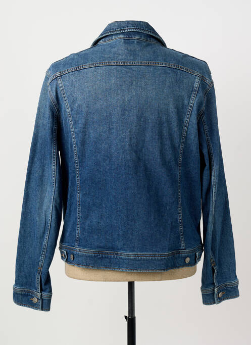 Veste casual fermeture boutonnée sur le devant bleu PIONEER homme