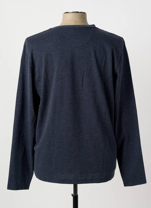 T-shirt coupe droite manches longues bleu PIONEER homme