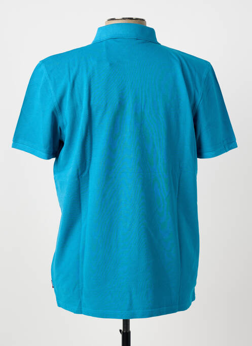 Polo coupe droite manches courtes bleu PIONEER homme