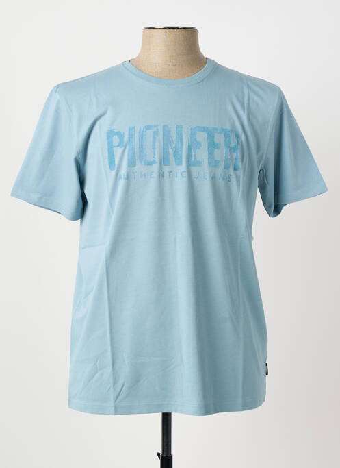 T-shirt bleu PIONEER homme