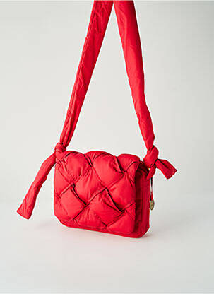 Sac multipoches forme rectangulaire rouge LE VOYAGE EN PANIER femme
