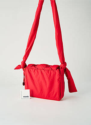 Sac multipoches forme rectangulaire rouge LE VOYAGE EN PANIER femme