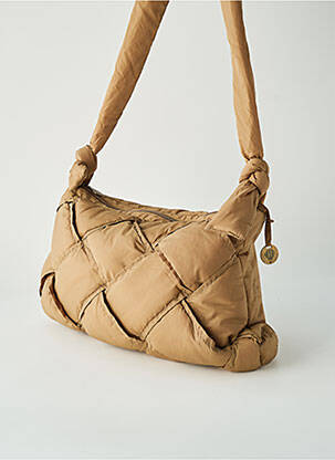 Sac fermeture zippée marron LE VOYAGE EN PANIER femme