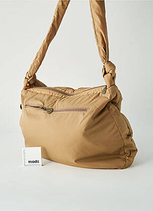Sac fermeture zippée marron LE VOYAGE EN PANIER femme