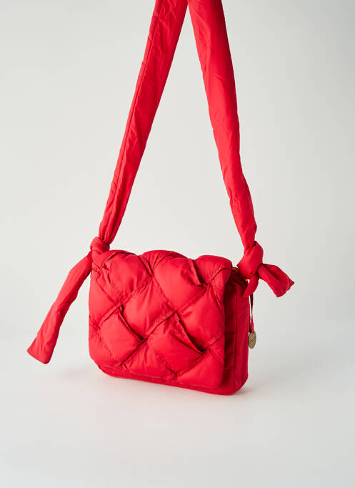 Sac multipoches forme rectangulaire rouge LE VOYAGE EN PANIER femme