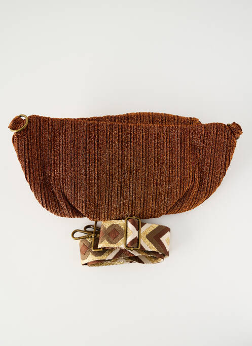 Sac marron PIECES femme