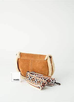 Sac multipoches marron PIECES femme
