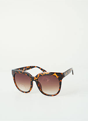 Lunettes de soleil imprimé fantaisie marron IYÜ femme