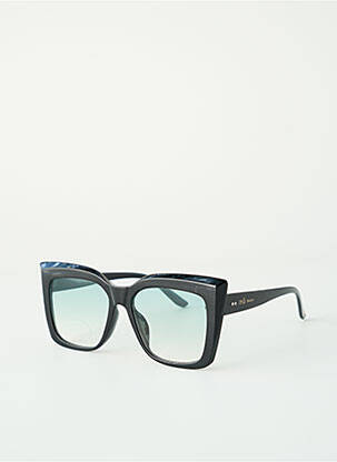 Lunettes de soleil imprimé fantaisie noir IYÜ femme