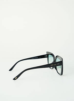 Lunettes de soleil imprimé fantaisie noir IYÜ femme