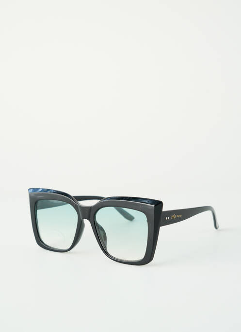 Lunettes de soleil imprimé fantaisie noir IYÜ femme