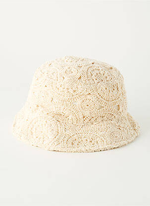 Chapeau beige PIECES femme