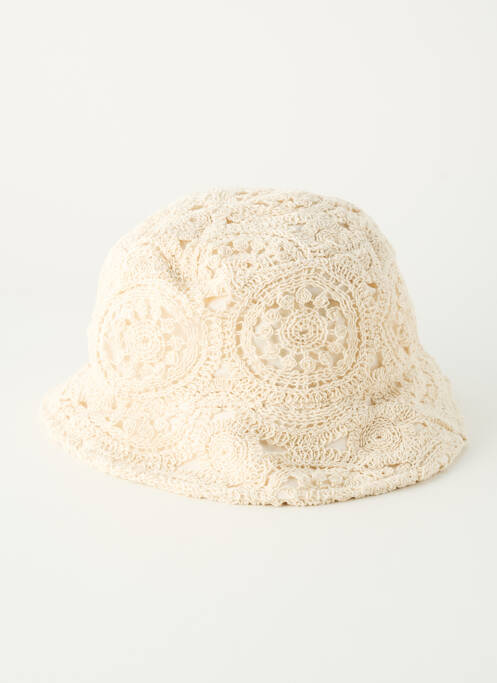 Chapeau beige PIECES femme