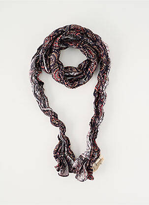 Foulard imprimé fantaisie bleu MAISON HOTEL femme