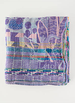 Foulard violet LETOL femme