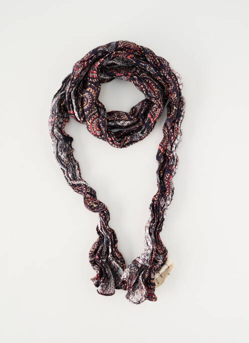 Foulard imprimé fantaisie bleu MAISON HOTEL femme
