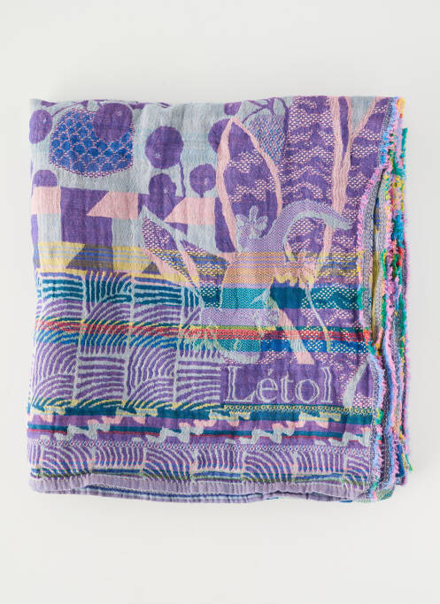 Foulard violet LETOL femme