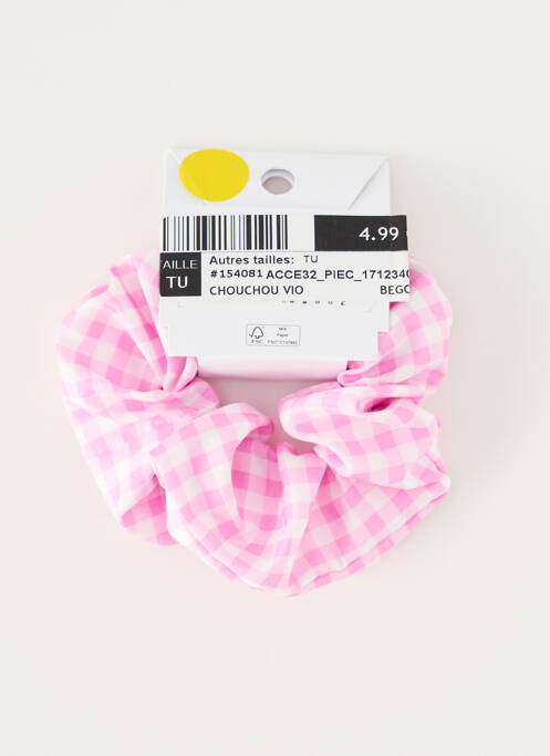 Accessoire pour cheveux rose PIECES femme