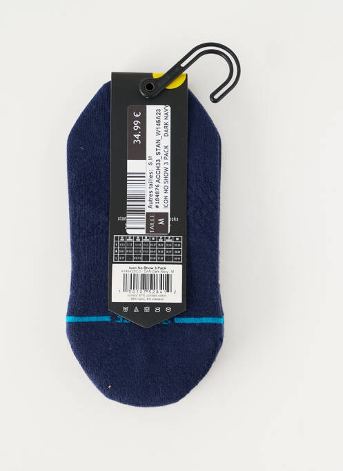 Chaussettes stretch bleu STANCE unisexe