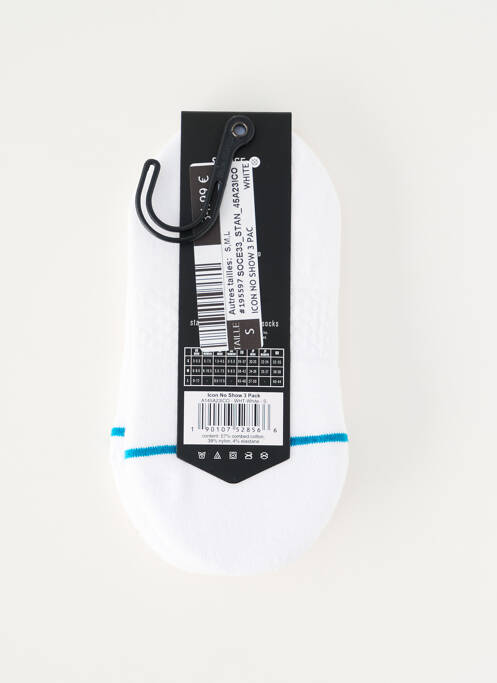 Chaussettes blanc STANCE unisexe