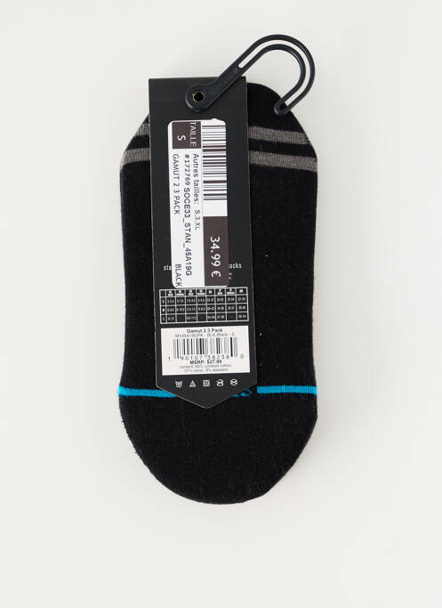 Chaussettes noir STANCE unisexe